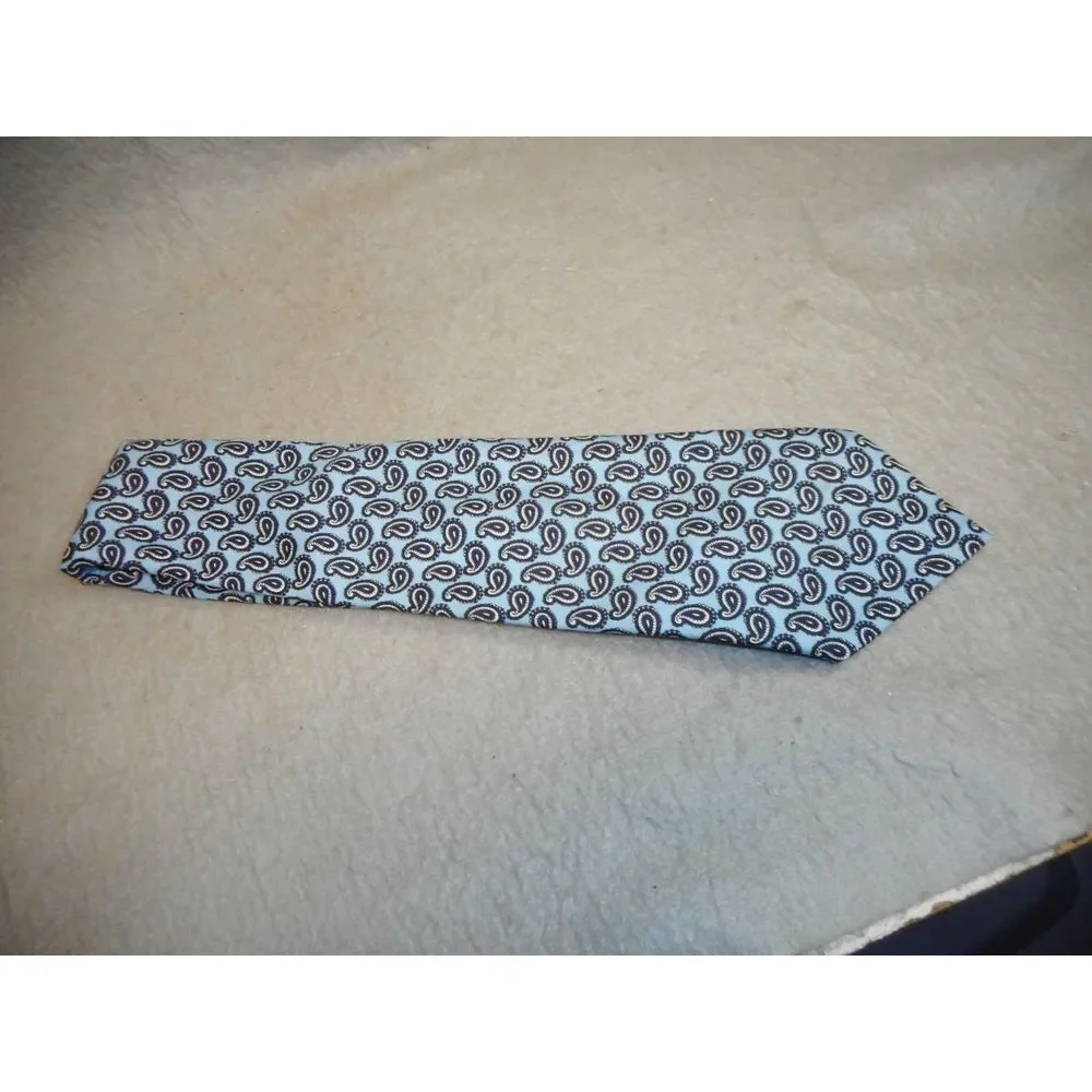 BLUE NECKTIE  POLYESTER BY MICHEL‎ FABIAN PARIS  N/R